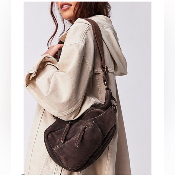 Free People Handbags - Free People Hudson Sling Bag - Cow Leather